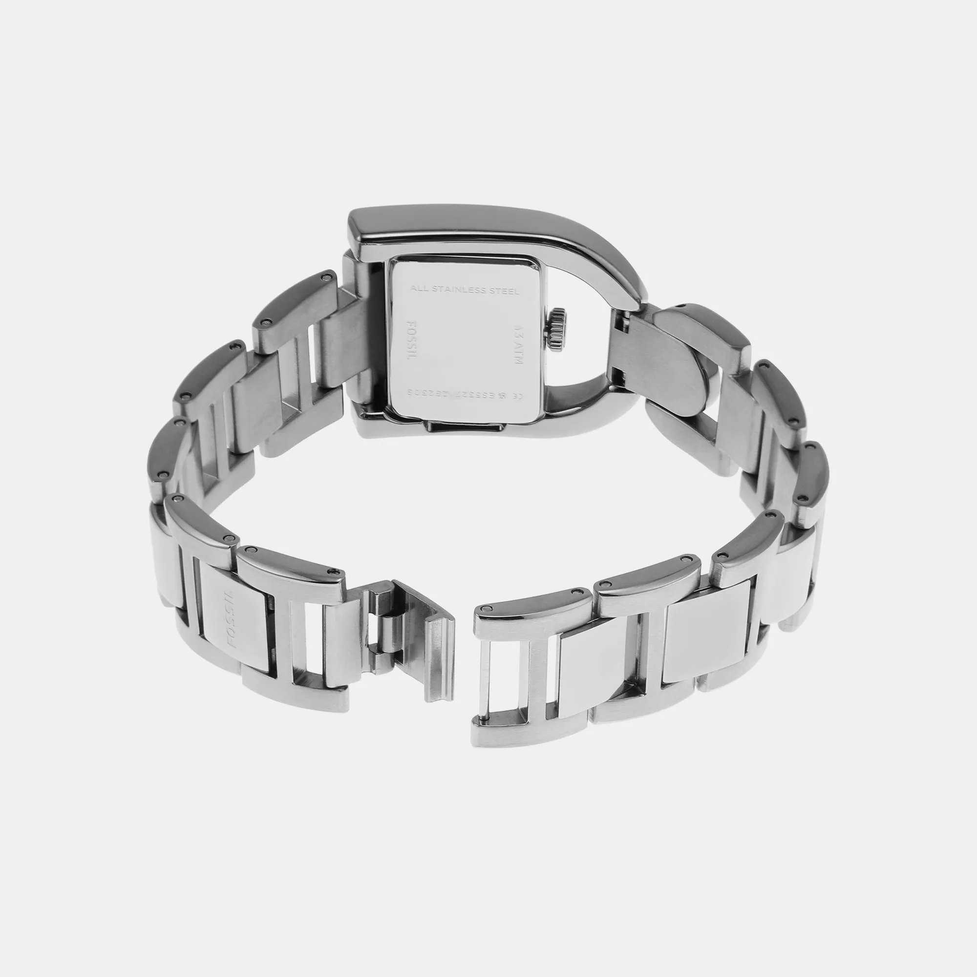 Women Silver Analog Stainless Steel Watch ES5326